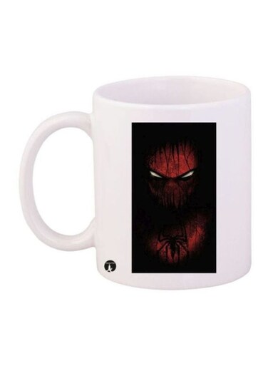 Spiderman Printed Coffee Mug White/Black/Red