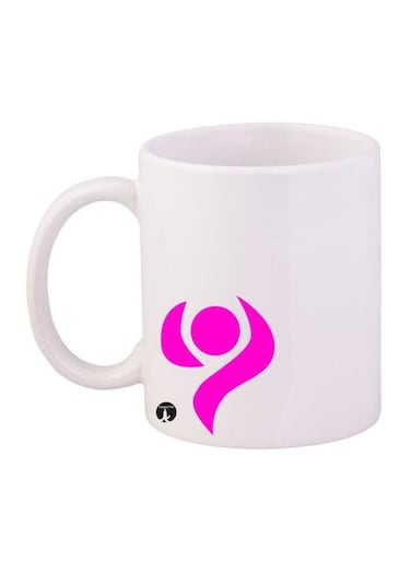 Digimon Printed Mug White/Purple