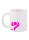 Digimon Printed Mug White/Purple