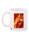 Flash Superhero Printed Coffee Mug White/Yellow/Red 11ounce