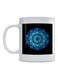 Mandala Printed Mug White/Black/Blue