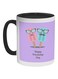 Happy Friendship Day Printed Coffee Mug Black/Purple/White 325ml