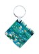 Adventure Time Printed Keychain Blue/Green