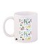 Printed Coffee And Tea Mug White/Black/Blue