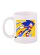 Sonic Printed Coffee Mug White/Blue/Yellow