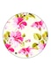 Flowers Printed Fridge Magnet Round Multicolour