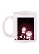 Doraemon Printed Coffee Mug White/Pink/Black 11ounce