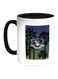 Beach Party Printed Coffee Mug Blue/White/Black 11ounce