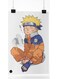 Anime Naruto Printed Poster Multicolour 20cm