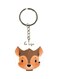 Be Wise Deer Printed Double Sided Keychain