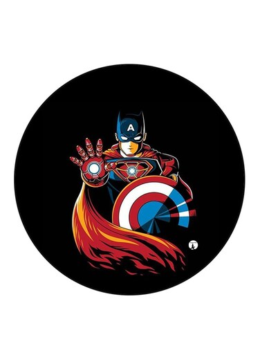 Superheroes Printed Fridge Magnet Multicolour