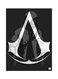 Assassin's Creed Metal Plate Poster Black/White 15x20cm