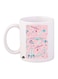 Space Printed Coffee Mug White/Pink