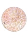 Leafs Printed Fridge Magnet Round Multicolour