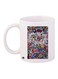 Superheroes Printed Coffee Mug White/Red/Blue 11ounce