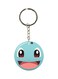 Pokemon Printed Keychain Silver/Blue/Red