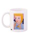 Cartoon Printed Coffee Mug White/Beige/Yellow 11ounce
