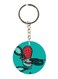 Double Sided Spider Man Printed Keychain