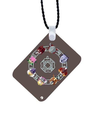 Digimon Printed Car Mirror Pendant