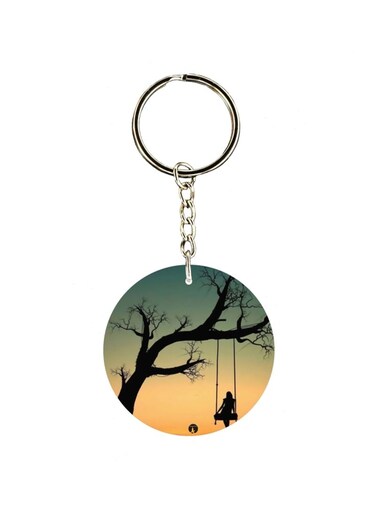 Tree Printed Keychain