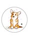 A Dog Printed Fridge Magnet Multicolour