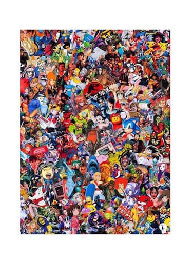 Random Things Metal Plate Poster Multicolour 15x20centimeter
