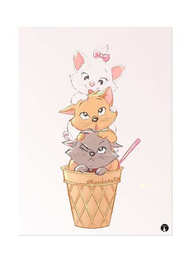 Metal Plate Of Disney Poster Multicolour