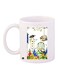 Scarecrow Printed Coffee Mug White/Yellow/Green 11ounce