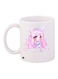 Anime Girl Printed Coffee Mug White/Pink 11ounce
