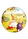 Rabbits Printed Fridge Magnet Multicolour