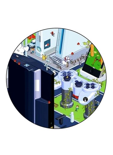 Consoles Printed Fridge Magnet Multicolour
