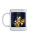 Music Printed Coffee Mug White/Yellow/Purple 350ml