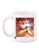 Street Fighter Printed Coffee Mug White/Brown/White