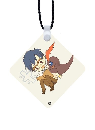 Digimon Printed Car Mirror Pendant