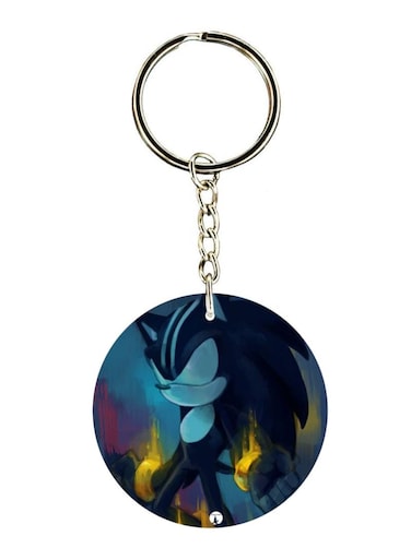Double Sided Sonic Printed Keychain
