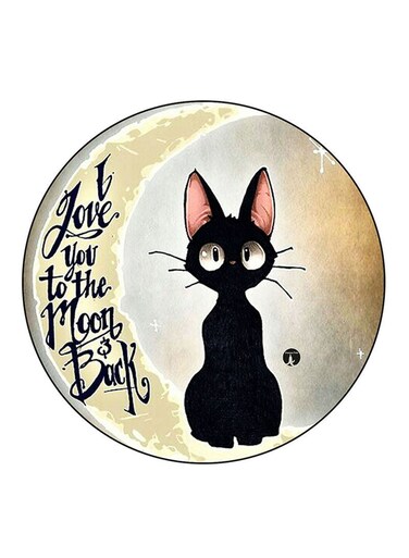 Cat Printed Fridge Magnet Multicolour
