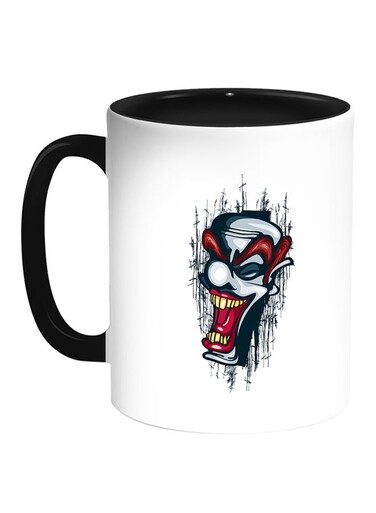 Cartoons Printed Coffee Mug White/Black 11ounce