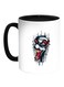 Cartoons Printed Coffee Mug White/Black 11ounce