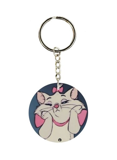 Single Sided Cartoon Themed Keychain