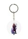 Double Sided Anime Hunter X Hunter Printed Keychain Purple/White/Red