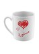 Mastoora Name Printed Ceramic Mug For Coffee And Tea White/Red