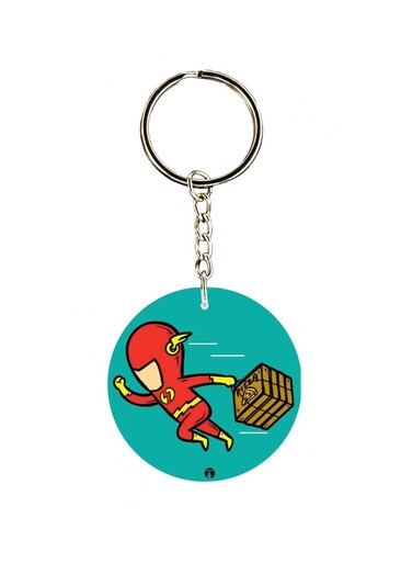 The Flash Printed Keychain