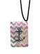 Anchor Printed Car Mirror Pendant