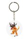 Anime Digimon Double Side Printed Keychain