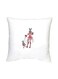 Mobile Legends Printed Decorative Cushion White/Pink/Blue 16x16inch