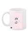 We Bare Bears Printed Coffee Mug White/Black/Pink