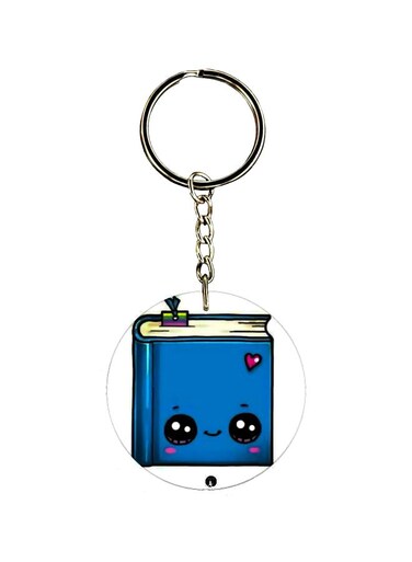 Double Sided Book Printed Keychain