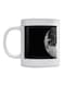 Moon Printed Mug White/Black