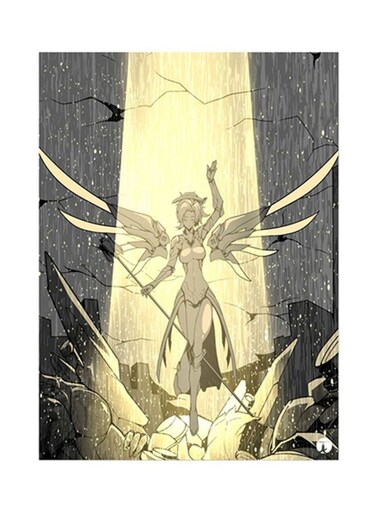 Video Game Overwatch Metal Plate Poster Multicolour 15x20centimeter