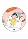 Anime Chibi Maruko Chan Printed Fridge Magnet Multicolour